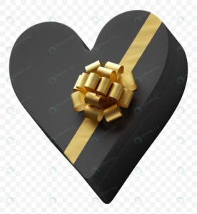heart shape gift box wrapped dark black paper wit crc0654031b size51.61mb 1 - title:Home - اورچین فایل - format: - sku: - keywords: p_id:18