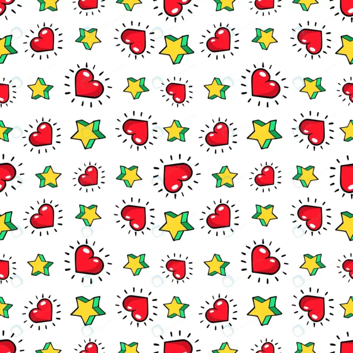 hearts stars seamless pattern fashion background crcdaedcdf4 si - title:دانلود وکتور بک گراند ولنتاین - اورچین فایل - format:EPS - وکتور - sku:crcdaedcdf4 - keywords: p_id:35696