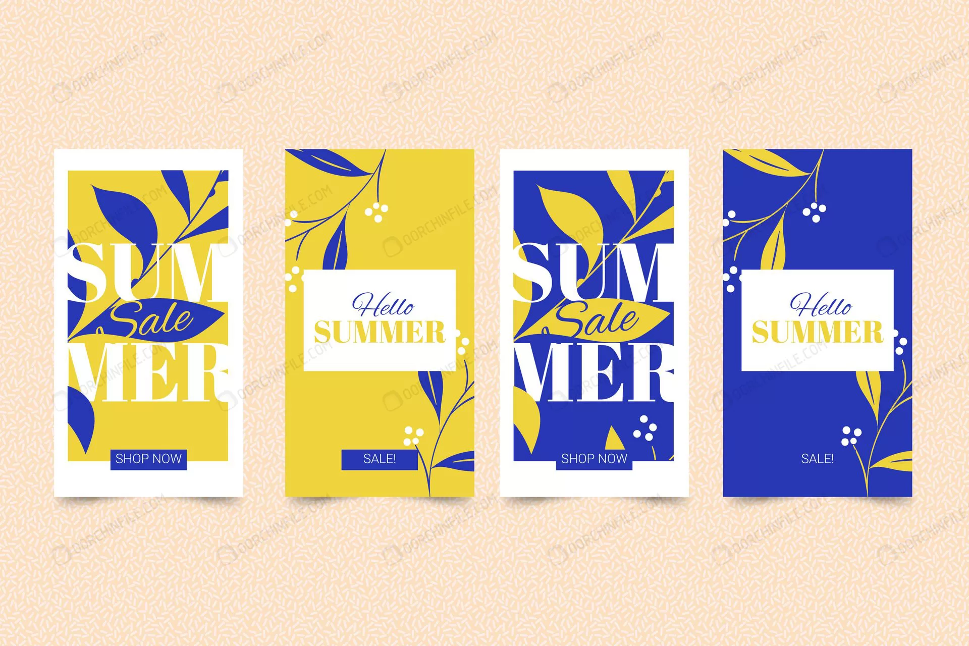 hello summer sale instagram story theme crc8d2bdf8f size8.89mb - title:قالب استوری اینستاگرام فروش تابستانه - اورچین فایل - format:EPS - وکتور - sku:crc8d2bdf8f - keywords:قالب استوری اینستاگرام فروش تابستانه p_id:102217