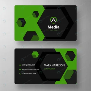 hexagon shape business card template crc763e408e size0.97mb - title:Home - اورچین فایل - format: - sku: - keywords: p_id:18