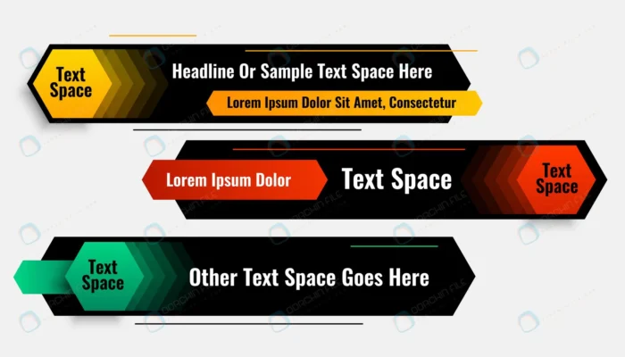 hexagonal geometric lower third banner design crccf9952ed size0.96mb - title:وکتور زیر نویس فیلم و سینما اکشن - اورچین فایل - format:EPS - وکتور - sku:crccf9952ed - keywords: p_id:61179