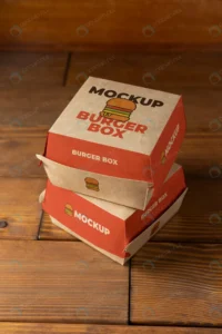 high angle burger boxes arrangement rnd668 frp31625823 - title:Home - اورچین فایل - format: - sku: - keywords: p_id:18