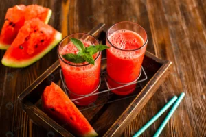 high angle glasses cup holder with watermelon jui crc405b0f9b size13.46mb 5760x3840 - title:Home - اورچین فایل - format: - sku: - keywords: p_id:18