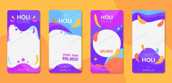 holi festival instagram stories crc74d881e0 size1.24mb - title:قالب آماده استوری اینستاگرام - اورچین فایل - format:EPS - وکتور - sku:crc74d881e0 - keywords: p_id:92395