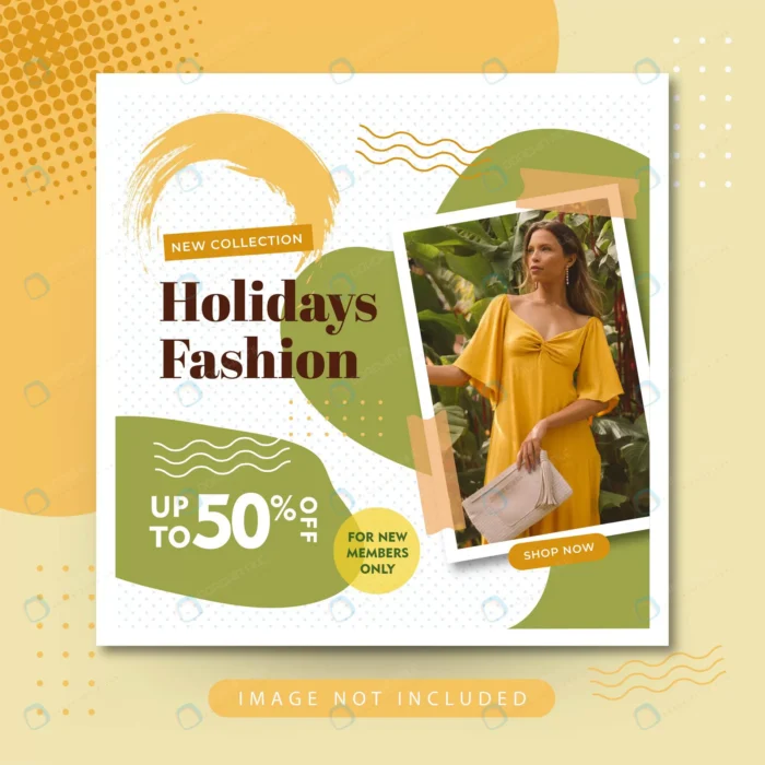 holidays fashion sale social media instagram post crcce5d70ba size2.57mb - title:قالب آماده پست اینستاگرام فروش لباس فصلی - اورچین فایل - format:EPS - وکتور - sku:crcce5d70ba - keywords: p_id:79947