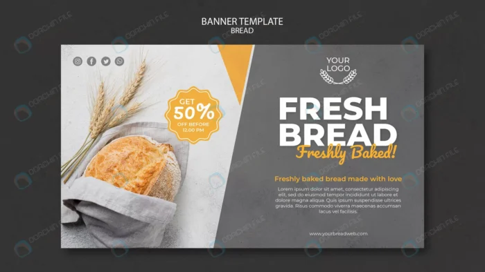 horizontal banner template bakery shop crc0c6a9db2 size46.91mb - title:قالب بنر نانوایی و شیرینی پزی - اورچین فایل - format:PSD - فتوشاپ - sku:crc0c6a9db2 - keywords: p_id:40552