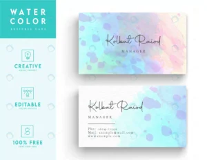 horizontal vibrant watercolor business card crcde219a59 size10.00mb - title:Home - اورچین فایل - format: - sku: - keywords: p_id:18