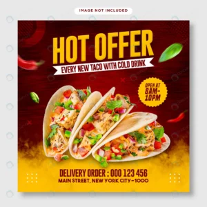 hot offer taco flyer instagram post template rnd891 frp20531430 - title:Home - اورچین فایل - format: - sku: - keywords: p_id:18