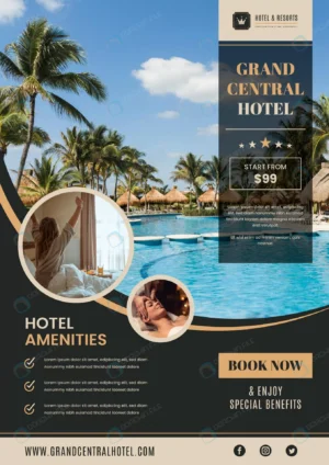 hotel information flyer template with photo rnd632 frp13239330 - title:Home - اورچین فایل - format: - sku: - keywords: p_id:18