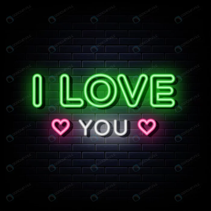 i love you neon sign symbol crc65e1fe0b size5.78mb 1 - title:تبریک روز ولنتاین با استایل نئون - اورچین فایل - format:EPS - وکتور - sku:crc65e1fe0b - keywords: p_id:43068