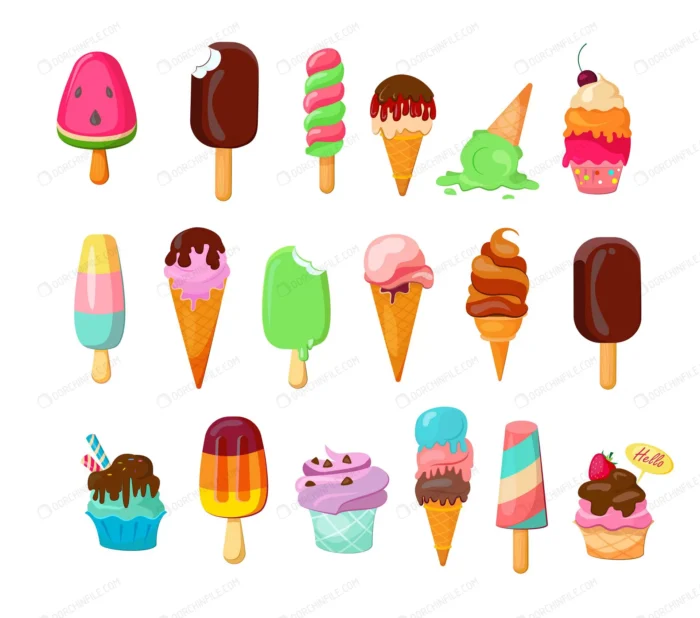 ice cream set crce5df0ca3 size4.24mb - title:وکتور انواع بستنی رنگی - اورچین فایل - format:EPS - وکتور - sku:crce5df0ca3 - keywords:وکتور انواع بستنی رنگی, وکتور, بستنی, خوردنی و نوشیدنی, فایل تکی p_id:95715