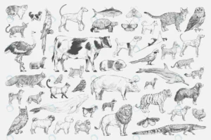 illustration drawing style animal collection crcab8ab015 size27.97mb - title:Home - اورچین فایل - format: - sku: - keywords: p_id:18