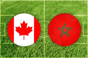 illustration football match canada vs morocco rnd346 frp30953411 - title:Home - اورچین فایل - format: - sku: - keywords: p_id:18