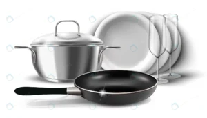 illustration kitchen dishes pan pot with cover is crce91512a4 size4.72mb - title:Home - اورچین فایل - format: - sku: - keywords: p_id:18