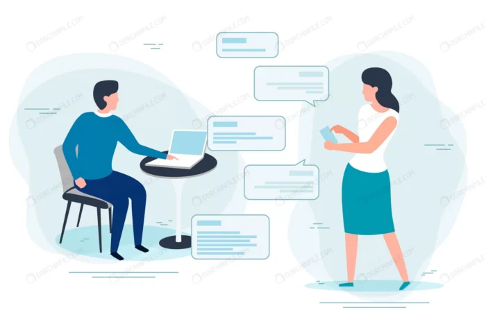 illustration man notebook chatting with woman wit crc2447f7f0 size1.31mb - title:وکتور دختر و پسر در حال چت کردن - اورچین فایل - format:EPS - وکتور - sku:crc2447f7f0 - keywords:وکتور دختر و پسر در حال چت کردن p_id:103049