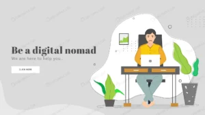 illustration man working laptop workplace be digi crcb79c5418 size1.20mb - title:Home - اورچین فایل - format: - sku: - keywords: p_id:18