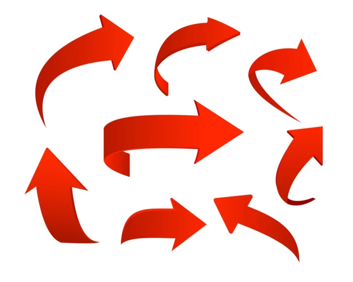 illustration set red arrow icons white background crc5e4b5dfb size979.23kb - title:دانلود آیکون فلش و پیکان - اورچین فایل - format:EPS - وکتور - sku:crc5e4b5dfb - keywords: p_id:37449