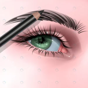 illustration with female eye doing makeup with co crc18e5d6d9 size3.29mb - title:Home - اورچین فایل - format: - sku: - keywords: p_id:18