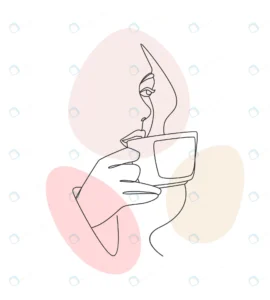 illustration woman drinking coffee minimalist sty crce55323b9 size337.53kb 1 - title:Home - اورچین فایل - format: - sku: - keywords: p_id:18