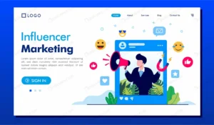 influencer marketing landing page illustration te crc3497e2bf size1.57mb - title:Home - اورچین فایل - format: - sku: - keywords: p_id:18