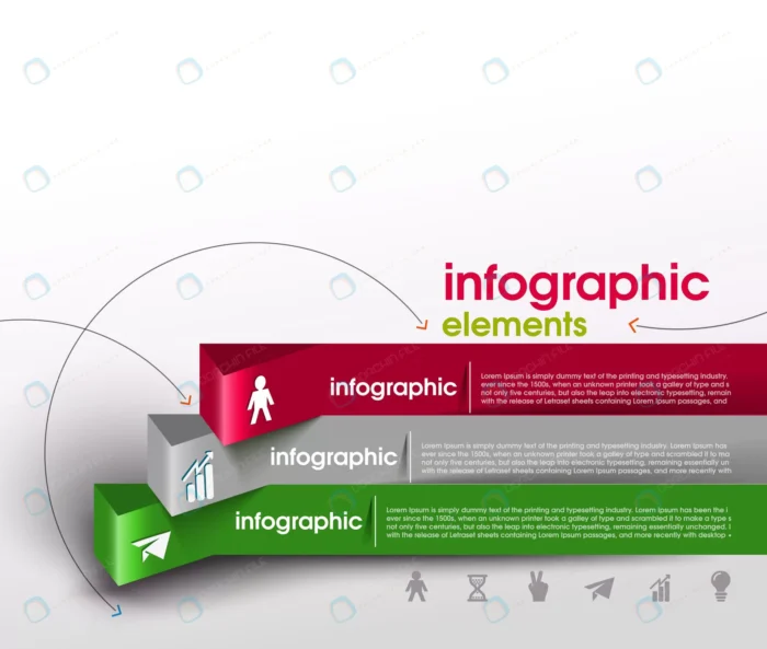 infographic abstract vector business template crc50a6a2cf size1.37mb - title:اینفوگرافیک سه مرحله ای - اورچین فایل - format:EPS - وکتور - sku:crc50a6a2cf - keywords: p_id:87411