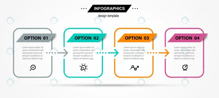 infographic design template with icons crc8c279264 size2.46mb 1 - title:وکتور الگوی اینفوگرافیک 4 مرحله ای - اورچین فایل - format:EPS - وکتور - sku:crc8c279264 - keywords:وکتور الگوی اینفوگرافیک 4 مرحله ای, وکتور, اینفوگرافیک, دانلود رایگان, فایل تکی, وکتور رایگان p_id:50160