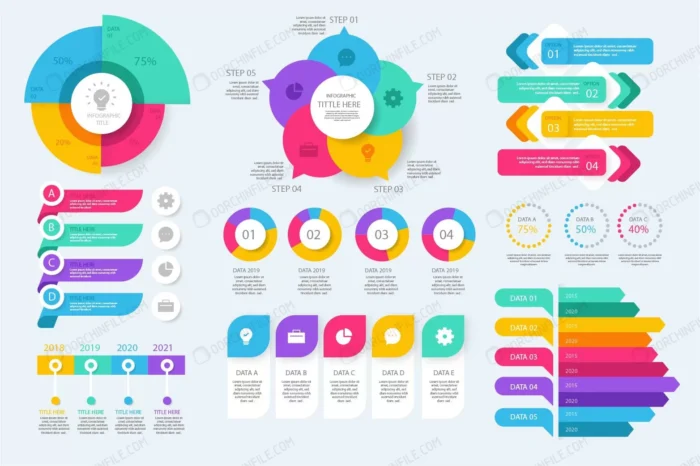 infographic element collection 2 crc50b27e89 size1.92mb - title:وکتور المان های اینفوگرافیک - اورچین فایل - format:EPS - وکتور - sku:crc50b27e89 - keywords: p_id:99003