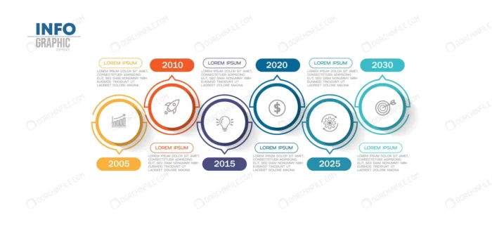 infographic element with 6 options steps can be u crc5e0c58f5 size1.19mb - title:وکتور اینفوگرافی 6 مرحله ای - اورچین فایل - format:EPS - وکتور - sku:crc5e0c58f5 - keywords: p_id:99011