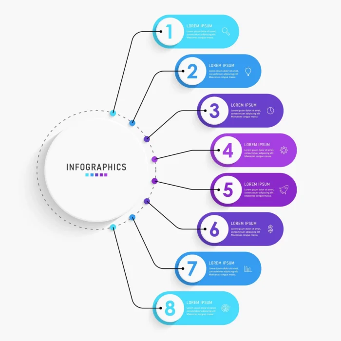 infographic label template with icons options ste crc783bd7fd size2.72mb - title:قالب اینفوگرافیک داده اطلاعاتی مرحله ای - اورچین فایل - format:EPS - وکتور - sku:crc783bd7fd - keywords: p_id:38707