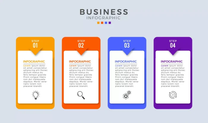 infographic steps 4 design business templates crcfa00d89c size1.26mb - title:دانلود اینفوگرافیک مناسب بیزنیس و کسب وکار - اورچین فایل - format:EPS - وکتور - sku:crcfa00d89c - keywords: p_id:35029