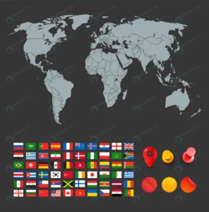 infographic world map flag color pins crcca50e2cc size2.47mb - title:Home - اورچین فایل - format: - sku: - keywords: p_id:18