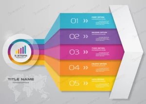 infographics arrow chart design element crcdacf8300 size5.71mb - title:Home - اورچین فایل - format: - sku: - keywords: p_id:18