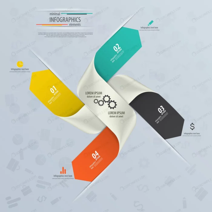 infographics design with numbers crcd17bdcd9 size2.60mb - title:وکتور اینفوگرافی 4 مرحله ای - اورچین فایل - format:EPS - وکتور - sku:crcd17bdcd9 - keywords: p_id:99117