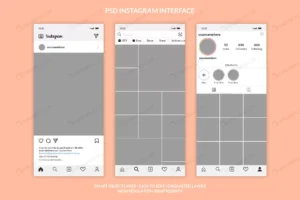 instagram interface template premium crc8c63c036 size3.00mb - title:Home - اورچین فایل - format: - sku: - keywords: p_id:18