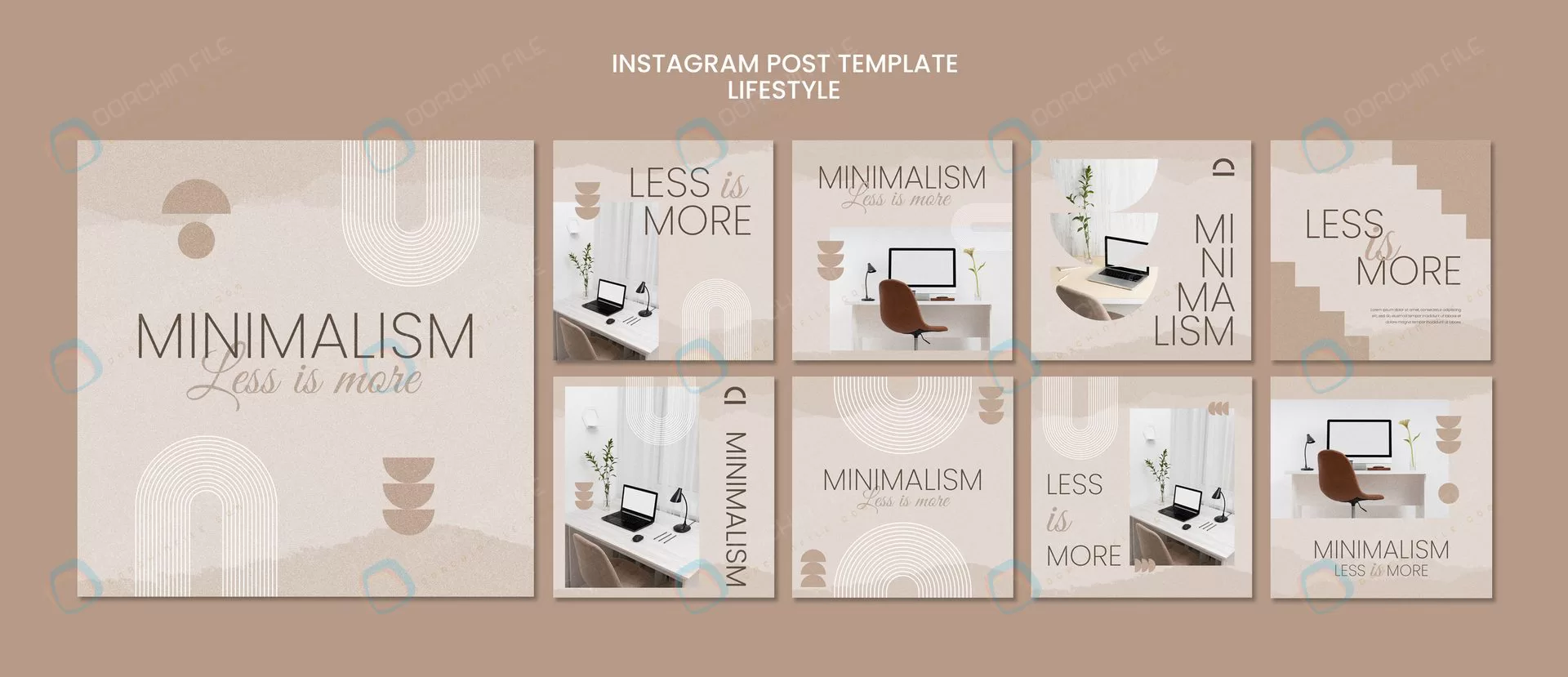 instagram posts collection minimalistic interior d rnd679 frp29805850 - title:مجموعه قالب پست اینستاگرام سبک مینیمال - اورچین فایل - format:PSD - فتوشاپ - sku:frp29805850 - keywords: p_id:67195