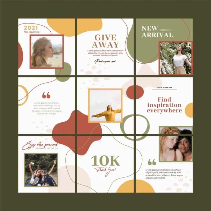 instagram puzzle feed templates crc19bd6695 size1.69mb - title:قالب گرید پست اینستاگرام با تم اشکال منحنی - اورچین فایل - format:EPS - وکتور - sku:crc19bd6695 - keywords:قالب گرید پست اینستاگرام با تم اشکال منحنی, وکتور, اینستاگرام, خانم, دانلود رایگان, فایل تکی, قالب اینستاگرام, قالب پست اینستاگرام, قالب گرید اینستاگرام, مرد, وکتور رایگان, وکتور فلت p_id:32339
