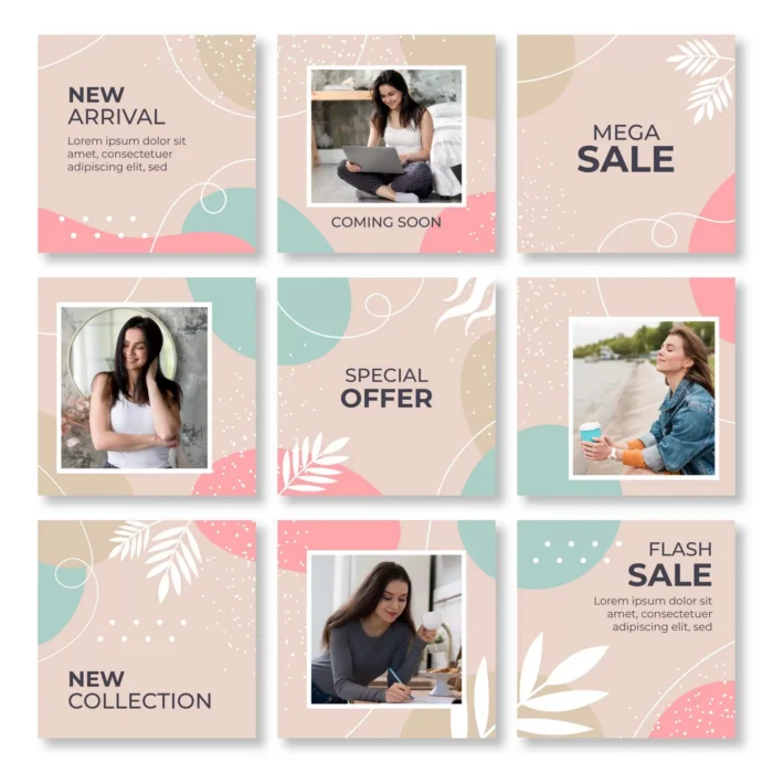 instagram puzzle feed templates crcf4eee13d size3.07mb - title:دانلود تمپلیت گرید پست اینستاگرام با اشکال منحنی رنگی - اورچین فایل - format:EPS - وکتور - sku:crcf4eee13d - keywords: p_id:32341