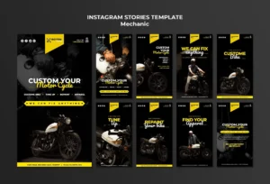 instagram stories collection for motorcycle repair shop - title:Home - اورچین فایل - format: - sku: - keywords: p_id:18