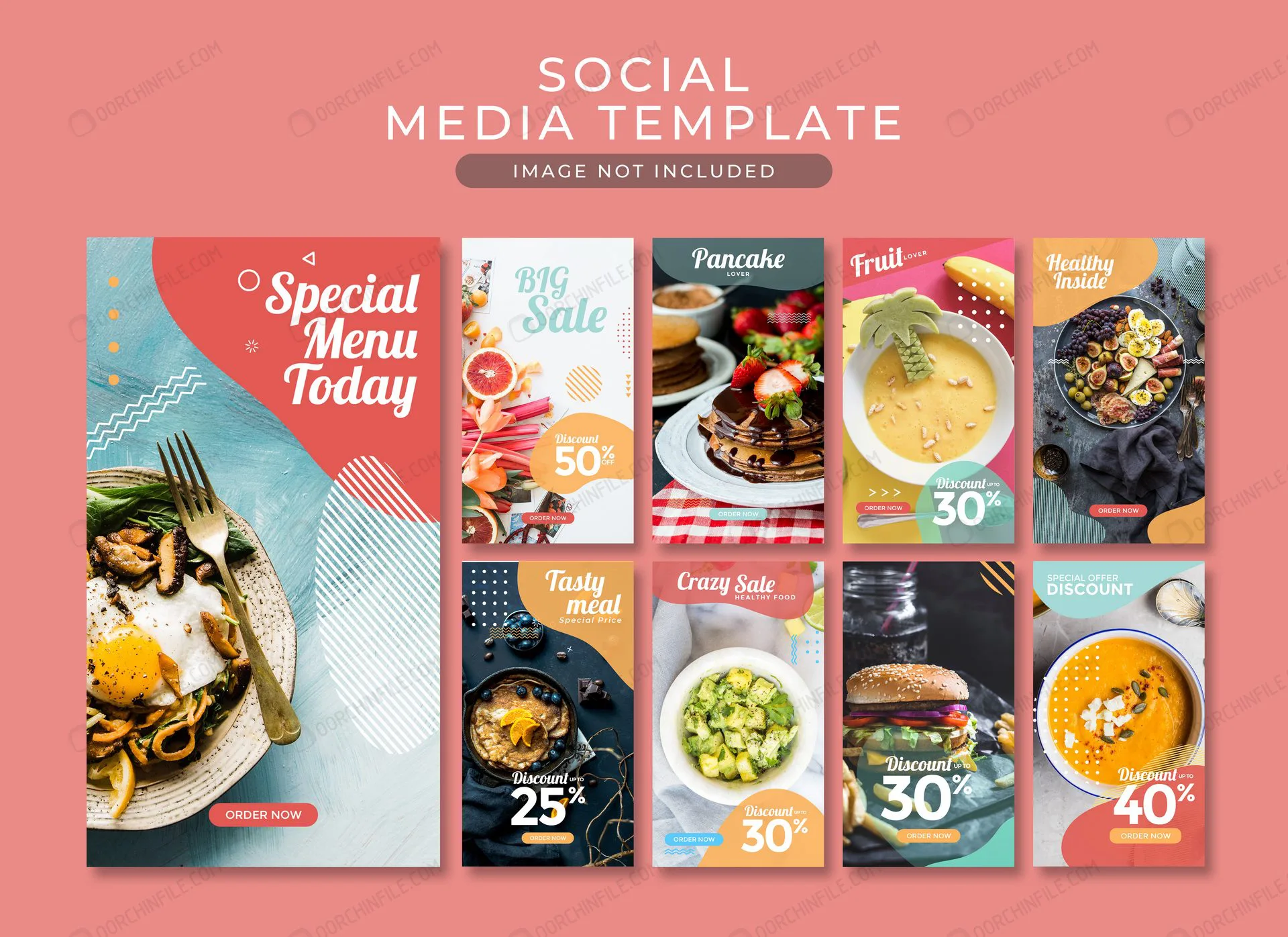 instagram story post square banner fast food temp crc90d19573 size11.79mb - title:قالب آماده استوری اینستاگرام غذای رستوران - اورچین فایل - format:PSD - فتوشاپ - sku:crc90d19573 - keywords:قالب آماده استوری اینستاگرام غذای رستوران p_id:105255