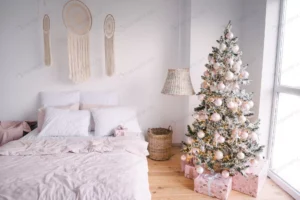 interior bedroom with christmas tree gifts crc5a9e280b size8.91mb 5749x3838 - title:Home - اورچین فایل - format: - sku: - keywords: p_id:18