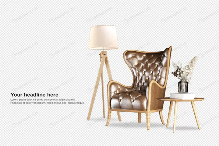 interior decoration set 3d rendering 7 crc62c445a2 size7.78mb - title:تصویر مبل و آباژور بدون پس زمینه - اورچین فایل - format:PSD - فتوشاپ - sku:crc62c445a2 - keywords: p_id:98175