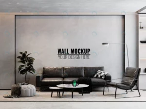 interior living room wall mockup crcfbd19337 size75.74mb - title:Home - اورچین فایل - format: - sku: - keywords: p_id:18