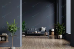 interior living room with sofa empty dark blue wa crcd1315ee8 size5.26mb 4500x3000 - title:Home - اورچین فایل - format: - sku: - keywords: p_id:18