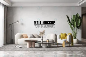 interior modern living room wall mockup 2 crc09d8da2d size84.25mb - title:Home Main - اورچین فایل - format: - sku: - keywords: p_id:18