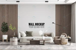 interior modern living room wall mockup 3 crcae620263 size86.46mb - title:Home - اورچین فایل - format: - sku: - keywords: p_id:18