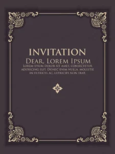 invitation template with vintage ornamental frame crc602d2084 size1.56mb - title:Home - اورچین فایل - format: - sku: - keywords: p_id:18