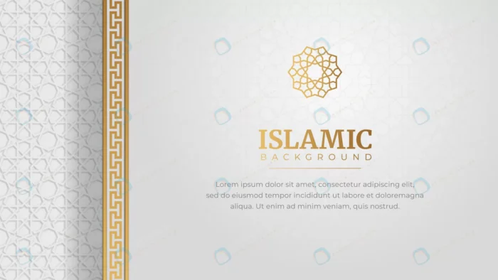 islamic arabic golden ornament arabesque pattern crc124b24fc size2.99mb - title:وکتور مذهبی و اسلامی با پس زمینه سفید - اورچین فایل - format:EPS - وکتور - sku:crc124b24fc - keywords: p_id:88319