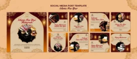 islamic new year social media post template crc15dbea81 size293.00mb - title:Home Main - اورچین فایل - format: - sku: - keywords: p_id:18