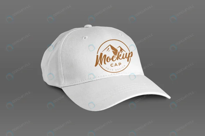 isolated white cap mockup crc2cd2f2f0 size36.92mb - title:موکاپ کلاه سفید - اورچین فایل - format:PSD - فتوشاپ - sku:crc2cd2f2f0 - keywords: p_id:78115