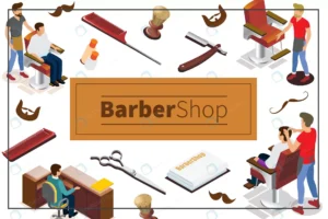 isometric barber shop colorful composition with h crc3c709dfb size2.16mb 1 - title:Home - اورچین فایل - format: - sku: - keywords: p_id:18